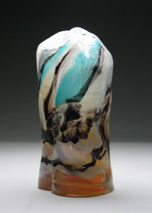 Climbing Ingwansan, 2012, blow mold, enameled, engraved